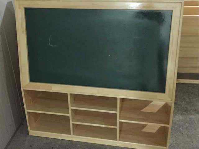 blackboard with shelf combination set