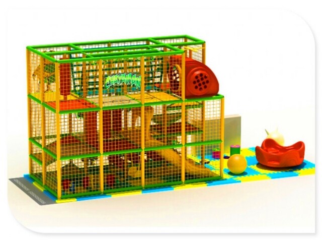Three-Story Kids Indoor Playground for Restaurant