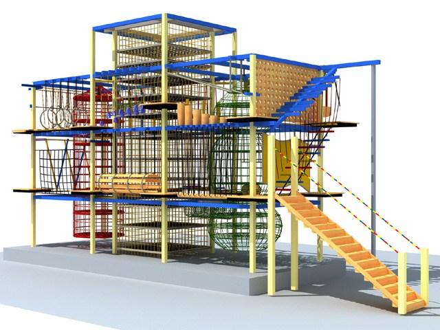 Indoor Ropes Course for FEC