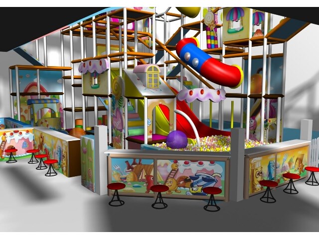Vertical Funland Indoor Amusement Play Ground 