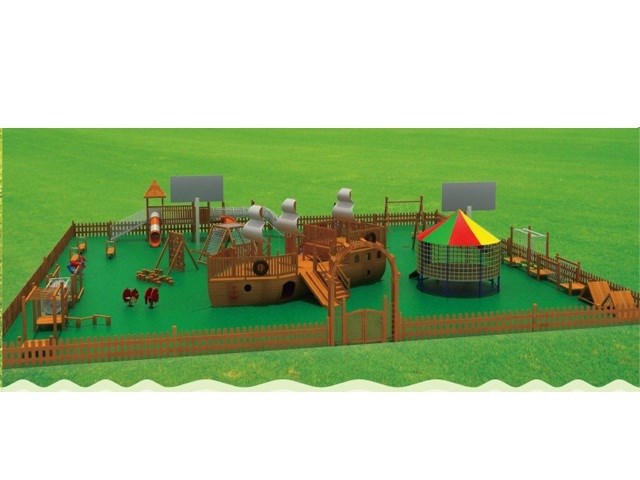 Kids Middle Scale Wooden Play Park and Dream Playland Solutions