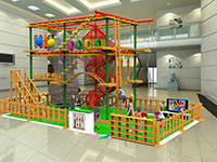 High Adventure Ropes Course Play Structure
