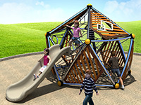 Climbing Dome Rope Slide