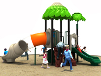 Smaller Jungle Outdoor Slide Children Amusements Park Set