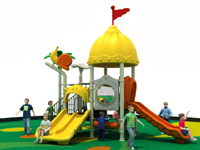 Castle Style Mini Playground Equipment for Preschool