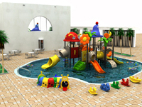The Open Air Outdoor Swimming Pool Playground Equipment