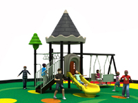 Slide Set With Swing Playground 