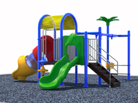 Classical Color and Style Outdoor Slide Set